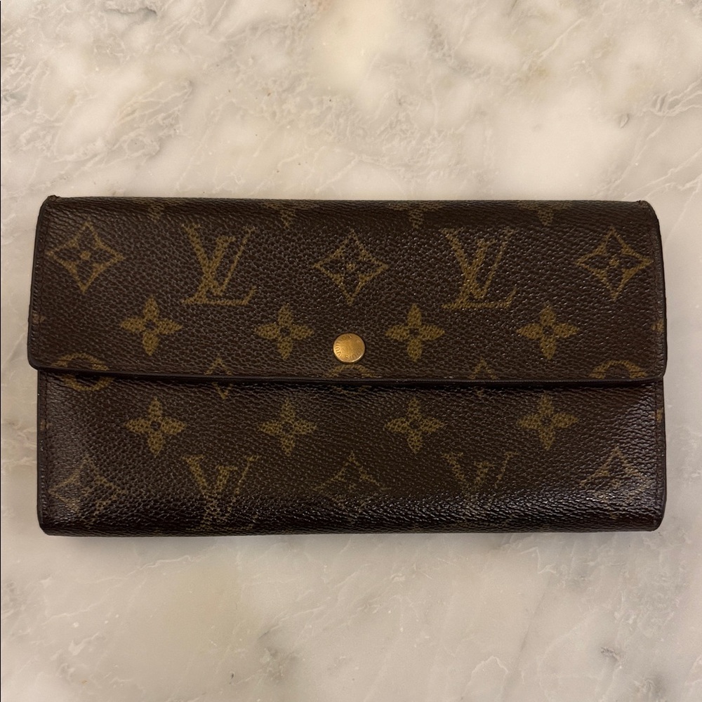 Louis Vuitton Dark Brown Monogram Wallet